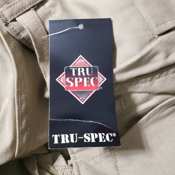 Tru-Spec Men's Sz Large NWT Tan Cargo Shorts - Picture 12 of 14